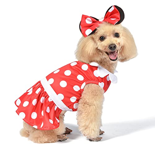 Minnie Mouse Halloween Costume for Dogs - Medium