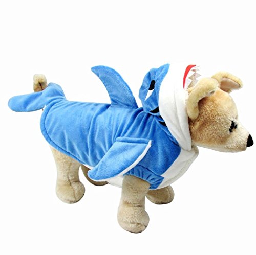 Adorable Blue Shark Costume for Pets
