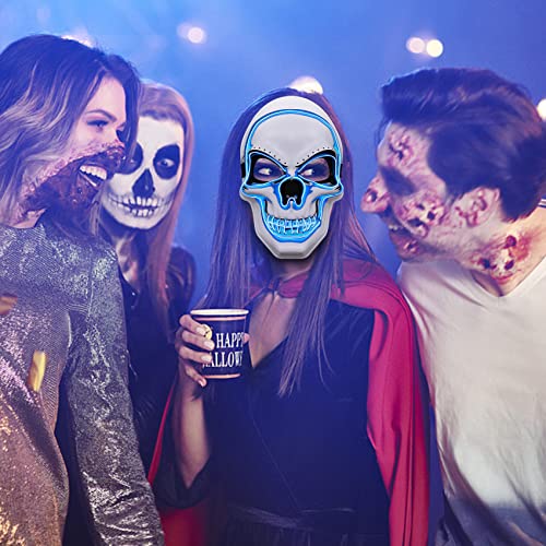 Scary Light-Up Couples Halloween Costumes with Capes