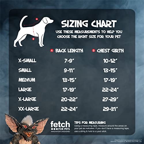 Gremlins Dog Halloween Costume with Hood - Large