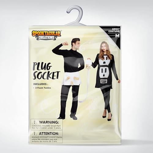 USB/Light Plug Halloween Costume Couple Set