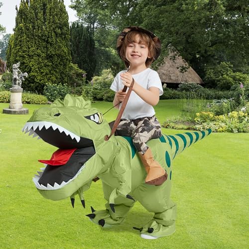 Inflatable T-Rex Costume for Kids Halloween Fun