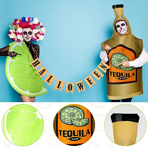 Couples Tequila Bottle & Lime Slice Costumes