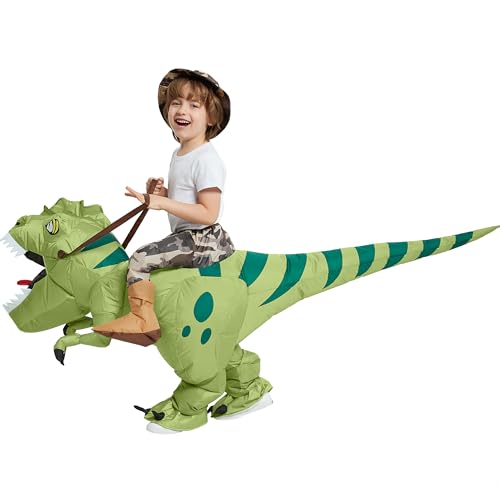 Inflatable T-Rex Costume for Kids Halloween Fun