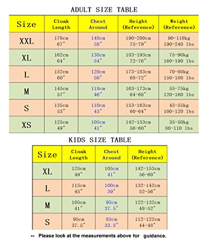 Halloween Knight Cloak Tunic for Men & Kids