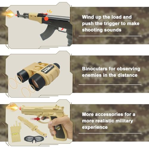 Kids Military Soldier Halloween Costume Set