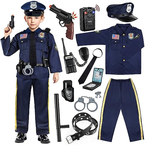 Deluxe Kids Police Officer Costume for Halloween