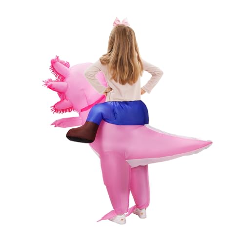 Stegosaurus Inflatable Axolotl Costume for Kids