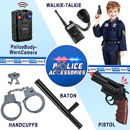 Deluxe Kids Police Officer Costume for Halloween