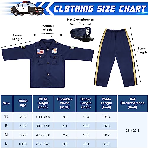 Deluxe Kids Police Officer Costume for Halloween
