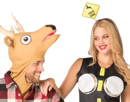 Deer in Headlights Couple Halloween Costume