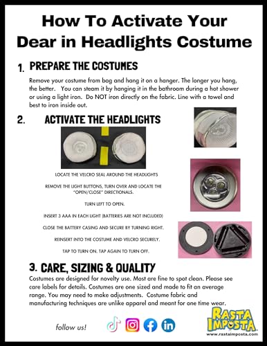 Deer in Headlights Couple Halloween Costume