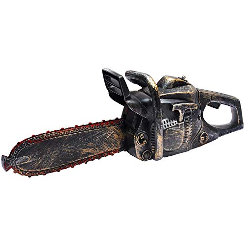 Bloody Rusty Electric Chainsaw Halloween Prop