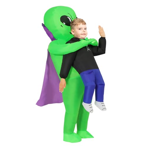 Kids Inflatable Alien Costume for Halloween Fun