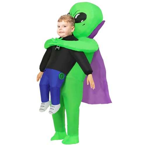 Kids Inflatable Alien Costume for Halloween Fun