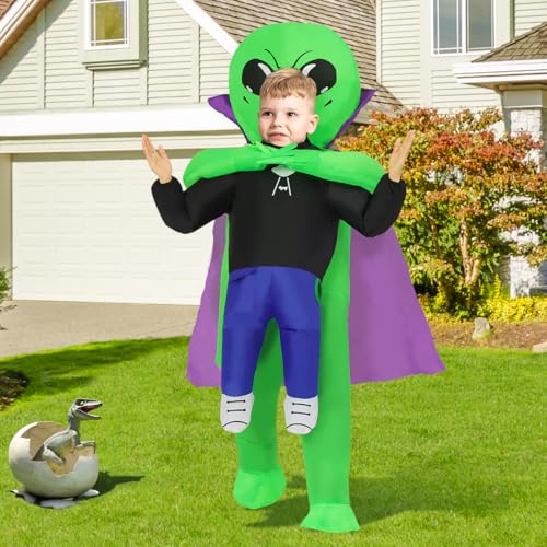 Kids Inflatable Alien Costume for Halloween Fun