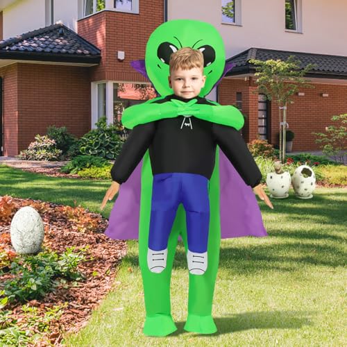 Kids Inflatable Alien Costume for Halloween Fun
