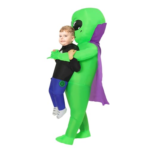 Kids Inflatable Alien Costume for Halloween Fun
