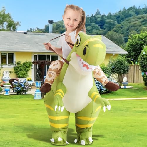 Inflatable Dinosaur Costume for Kids Halloween Fun