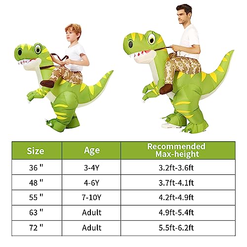 Inflatable Dinosaur Costume for Kids Halloween Fun