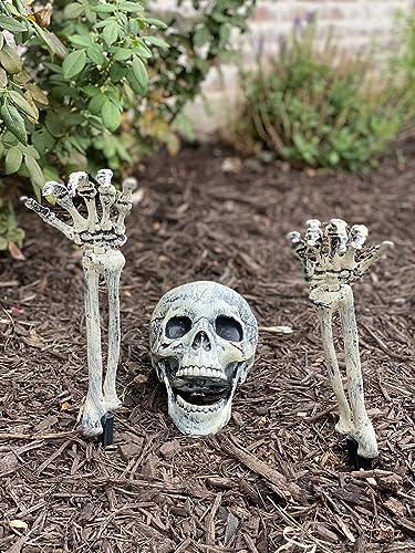 Realistic Skeleton Stakes for Halloween Yard Decorations