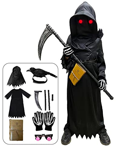 Grim Reaper Kids Halloween Costume Set
