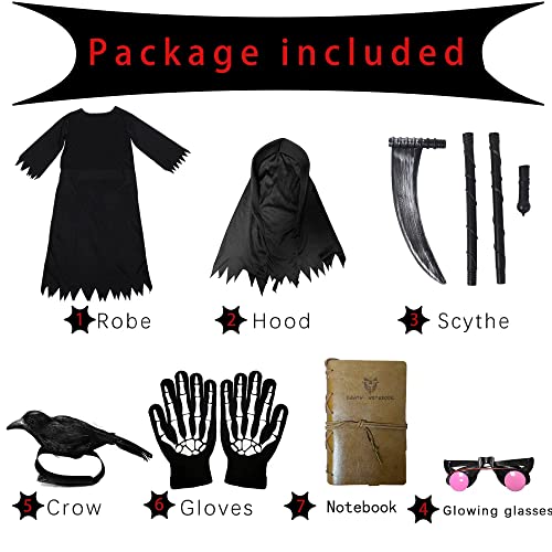 Grim Reaper Kids Halloween Costume Set