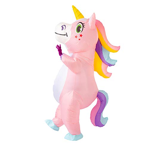 Inflatable Unicorn Rider Costume for Halloween Fun