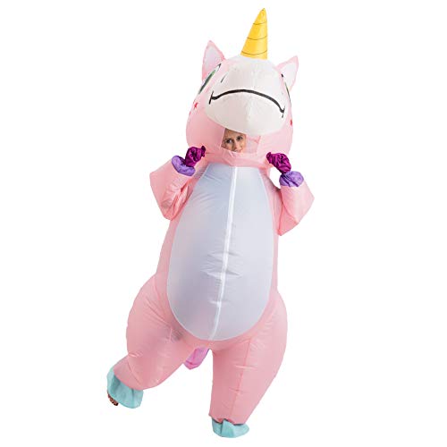 Inflatable Unicorn Rider Costume for Halloween Fun