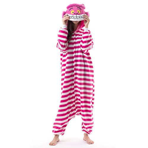 Cheshire Cat Plush Adult Onesie Pajamas Costume