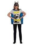 Batgirl Costume T-Shirt with Cape and Mask