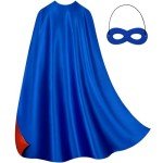 Double-Sided Superhero Cape & Mask Set