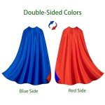 Double-Sided Superhero Cape & Mask Set