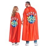 Red Superhero Cape and Mask for Halloween Fun