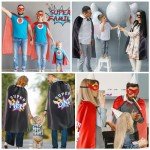 Red Superhero Cape and Mask for Halloween Fun