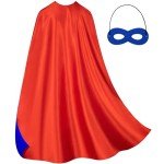 Double-Sided Superhero Cape & Mask Set
