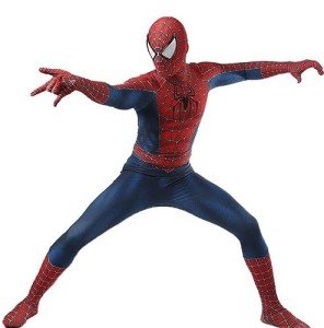 Red Adult Superhero Halloween Jumpsuit Cosplay Costume