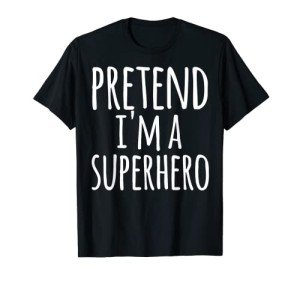 Funny Superhero T-Shirt Costume for Halloween