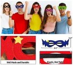 Adult Superhero Capes Costume Set - 5 Pack