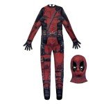 Deadpool Deluxe Zentai Halloween Costume for Adults