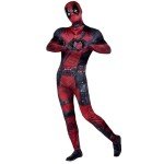 Deadpool Deluxe Zentai Halloween Costume for Adults