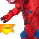 Adult Inflatable Spider-Rex Dinosaur Costume with Gloves