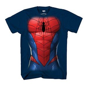 Adult Blue Spider-Man Costume T-Shirt, Marvel