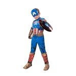 Captain America Youth Halloween Costume with Accessories