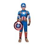 Captain America Youth Halloween Costume with Accessories