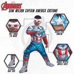 Captain America Falcon Costume for Kids, Size M