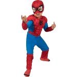 Spiderman Muscle Halloween Costume for Toddler Boys