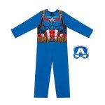 Captain America Halloween Costume for Kids, Medium