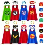Kids' Superhero Capes and Masks for Halloween