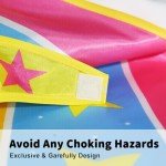 iROLEWIN Superhero Cape and Mask Set for Kids